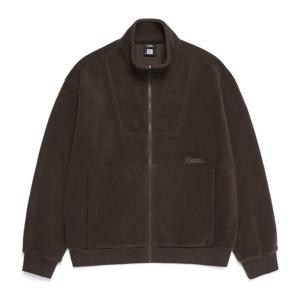 내셔널지오그래픽N254UFT960 변형 플리스 하이넥 집업 BROWN