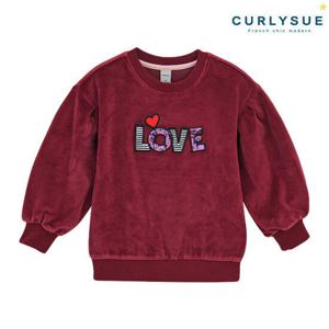 [CURLYSUE][컬리수] 러블리시크 맨투맨 CNW0GATS05