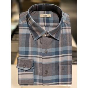 닥스셔츠 25 F W DLW3SHCL130-R1 레귤러핏 노케어 약기모 라지체크 긴팔 남방