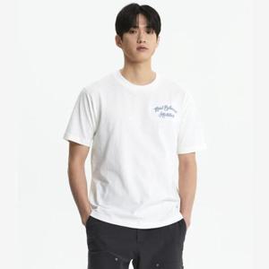 [뉴발란스 반팔] 그래픽 스티치 반팔티 NBNEF22491-10