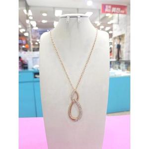 로뎀 세이브존05 Elegance P 투 물방울 롱 목걸이 RD25100161