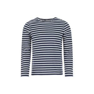 세인트제임스 9858 MARINE NEIGE 밍콰이어 모던 스트라이프 공용 긴팔티