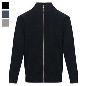 남자 겨울 밍크 기모 니트 집업 BM-JUW-704