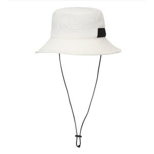 [핑]남성 아리조나 테잎 장식 버킷햇 111E3CP102_WH_IC