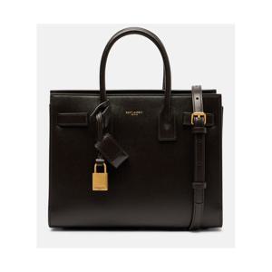 생로랑 Sac De Jour Baby 레더 토트 백 P01090466