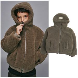 블루테일2 AZI1JP01BN 주니어 남아 여아 브라운 퀼팅 보아털 후드 점퍼 초등 2025년 겨울