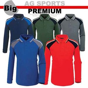 빅사이즈 아이스 배색 긴팔티 MT2031_2035