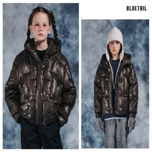 [블루테일]AZH4JP03BN 브라운 크롭 다운 점퍼