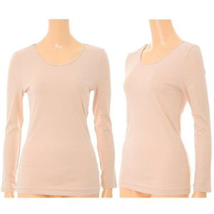 [와코루]내의상의 순면내복 톡톡한 수피마 피부자극없는 여성속옷 WLG2355C