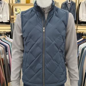 [크로커다일남성]가을겨울 신상 아가일패턴 구스조끼CDAA9MV9817