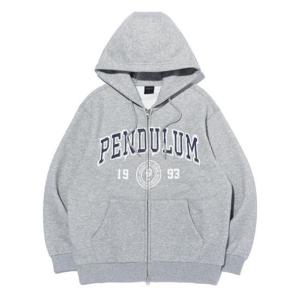 리트머스 HC38 써클 아치 로고 기모후드 집업 LP4TU886