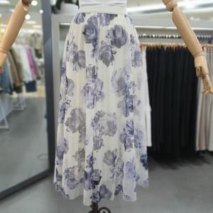 아날도바시니 DP01 플라워 밴딩 샤 스커트 AY04SK32S