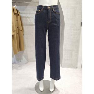 페이지플린  (F5DPT408) 스티치 안감 기모 일자 진 청바지