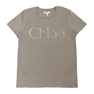 끌로에 25FW 키즈 로고 반팔티 올리브그레이 C20652 63A 10-12Y