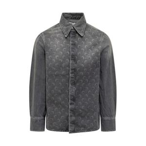 마린세르 긴팔 셔츠 USI035ACDEN0006 GR90 DARK GREY