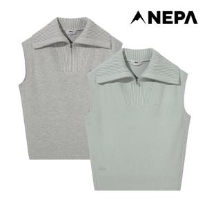 네파 여성 데일리 하프집업 스웨터 베스트 7L85903