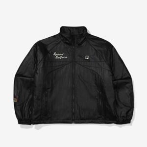 휠라 여성 모터코어 컬러블럭 패딩자켓 FS2JKF4S01F_BLK