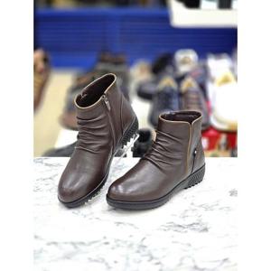 허시파피 세이브존05 여성3Cm통굽샤링앵클부츠 DFERFR606