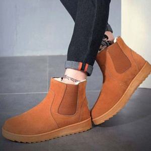 털부츠 스웨이드재질 발보온 퍼안감 3컬러 남자 남성신발 방한화 보온신발