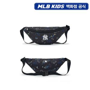 [MLB키즈PG] 우주패턴 웨이스트백 (7LHSB016N-50BKS)