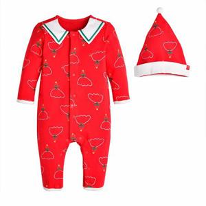 [모이몰른]유아 산타면모달스판 우주복 세트 M234UUN69P