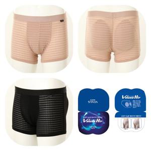 [비너스][VMPS960T-SK BK] 엉덩이 볼륨을 주어 옷의 맵시를 살려주는 남성용 힙 패드 드로즈