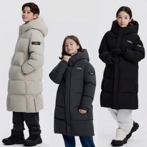 내셔널지오그래픽키즈 (K254UDW340_) 롱 카이만 구스 다운 점퍼