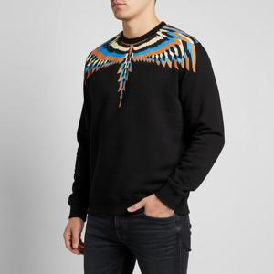 마르셀로 불론 마르셀로불론 블랙 옵티컬 윙 스웨트셔츠 CMBA097F23FLE001 1033