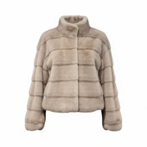 [페이지플린]하이넥 페이크 퍼 자켓 F5DFU502A