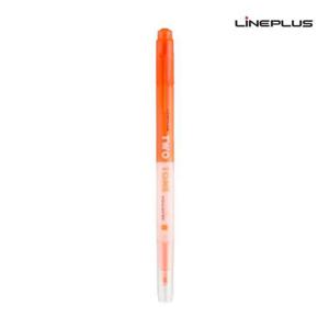 라인플러스 투톤 형광펜 (12개입) 1다스 (오렌지)