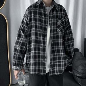 [모로엠]남성 체크 캐주얼 셔츠 자켓 ON-SHA-QWF76AE0