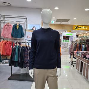 [피에이티]헤리티지) 울100 목크넥 스웨터  1L83472-3US