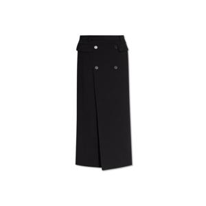 26 SS 발렌시아가 데코레이티브 버튼 맥시 스커트 블랙 838768TRT01