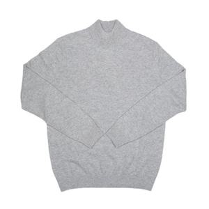 [YEZAC] 따뜻하고 포근한 캐시미어 100 반터틀넥 니트 (YJEWCD462 GY)