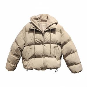 [페이지플린]이중 후드 스트링 솜패딩 점퍼 F5DPD004A