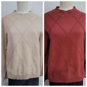 올리비아하슬러 DP01 반목 니트 티셔츠 OHDWSW206