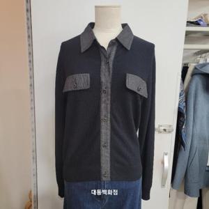 올리비아하슬러 DP01 데님패치가디건 OHEWSW208