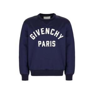 25FW Givenchy 네이비 블루 코튼 blend 스웨트 셔츠 BM01CS1610410 TP565494405