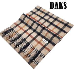 [닥스(스카프)]캐시미어 남,여공용 시그니처 체크머플러FKS043I