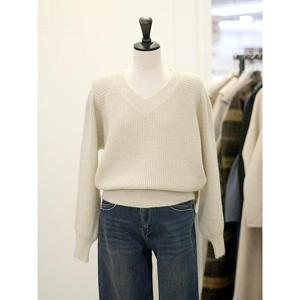 메종블랑쉬 세이브존03 르피타 하찌 브이넥 니트 AQL254BSWB11A