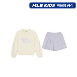 [MLB키즈PG] 스포티브 애슬레저 여아 카라 맨투맨세트 (7FS2A0361-43NBL)