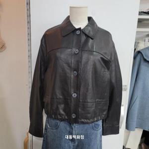 올리비아하슬러 DP01 스탠카라 양가죽 점퍼 OHDWLT803