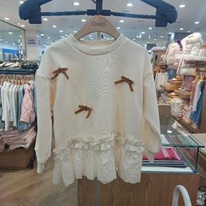 치크 sh06 롱 레이스 맨투맨 CKMA25T3G