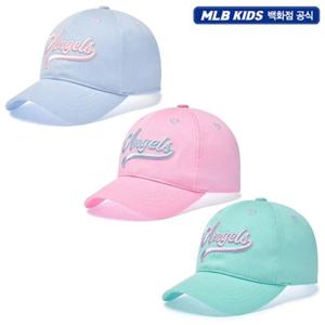 [MLB키즈] JD 여아 엔젤스 레터링 볼캡 7FCPB036N