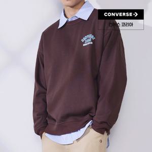 [컨버스공식] 레트로 로고 크루 플리스 토털리 퍼지드 UCJ439-J9T