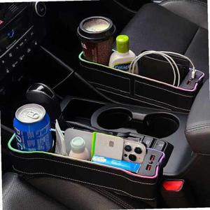 차량용 멀티컵홀더 틈새 사이드포켓 QC3.0 충전기 C80