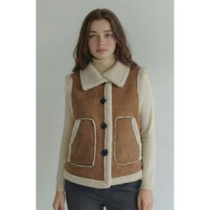 [미니마리][미니마리] 테디무스탕베스트 (MMA4VT17)