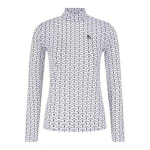 M 파리게이츠골프긴팔티 NQC 521E1TI103_BK 여성 모크넥 냉감 긴팔 티셔츠