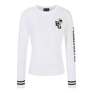 M 파리게이츠골프긴팔티 NQC 521E1SR302_WH 여성 바니 브로치 로고 긴팔 니트