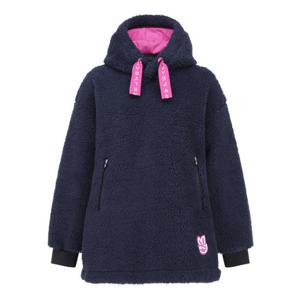 파리게이츠골프긴팔티 NQC 521E1TSA01_NA 여성 로고 패치 덤블 후드 티셔츠